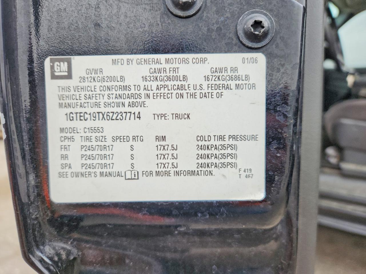 2006 GMC SIERRA