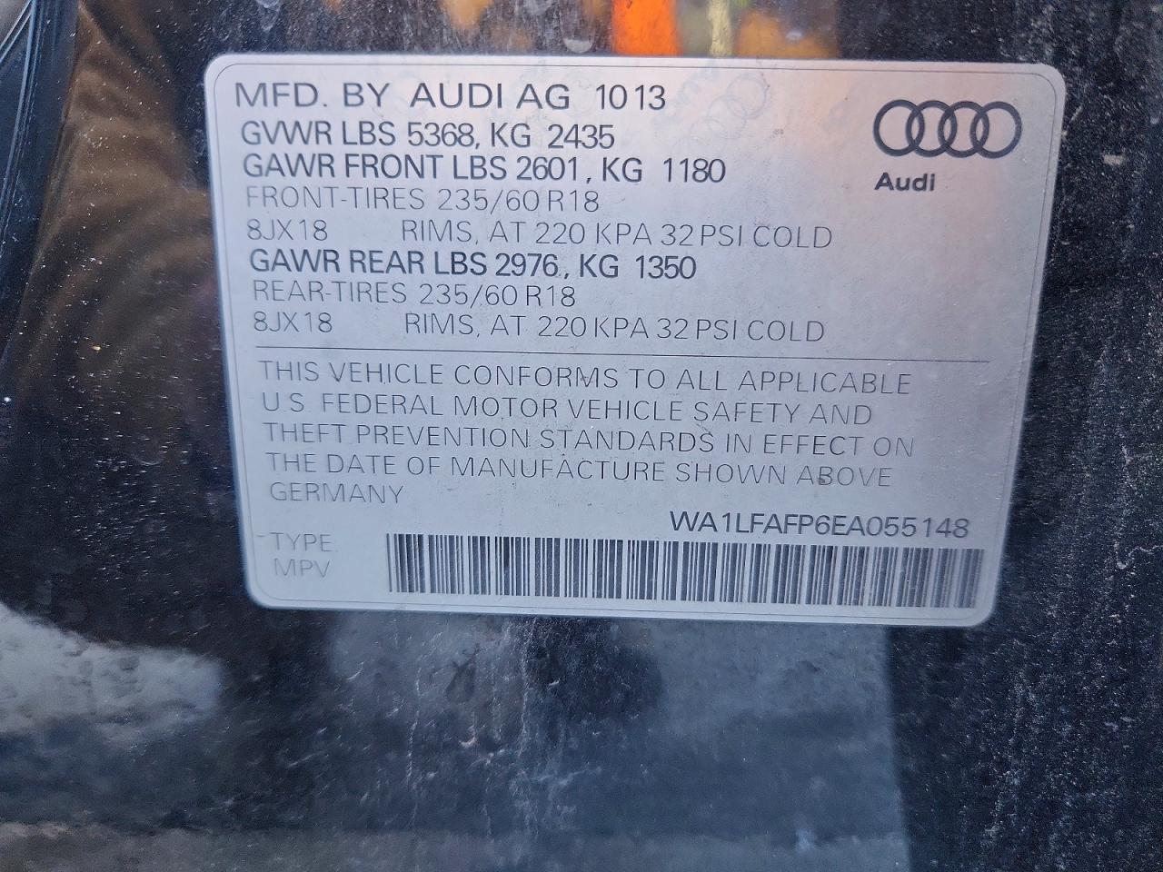 2014 AUDI Q5