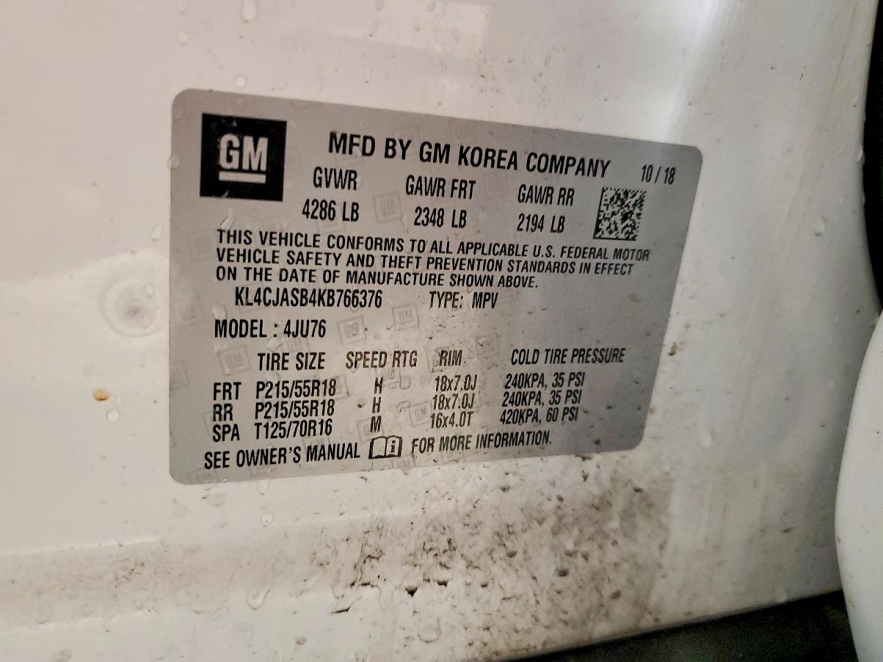 2019 BUICK ENCORE