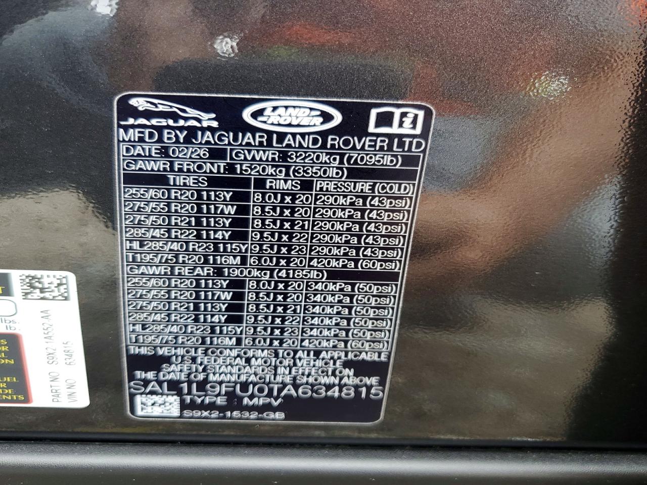 2026 LAND ROVER RANGEROVER