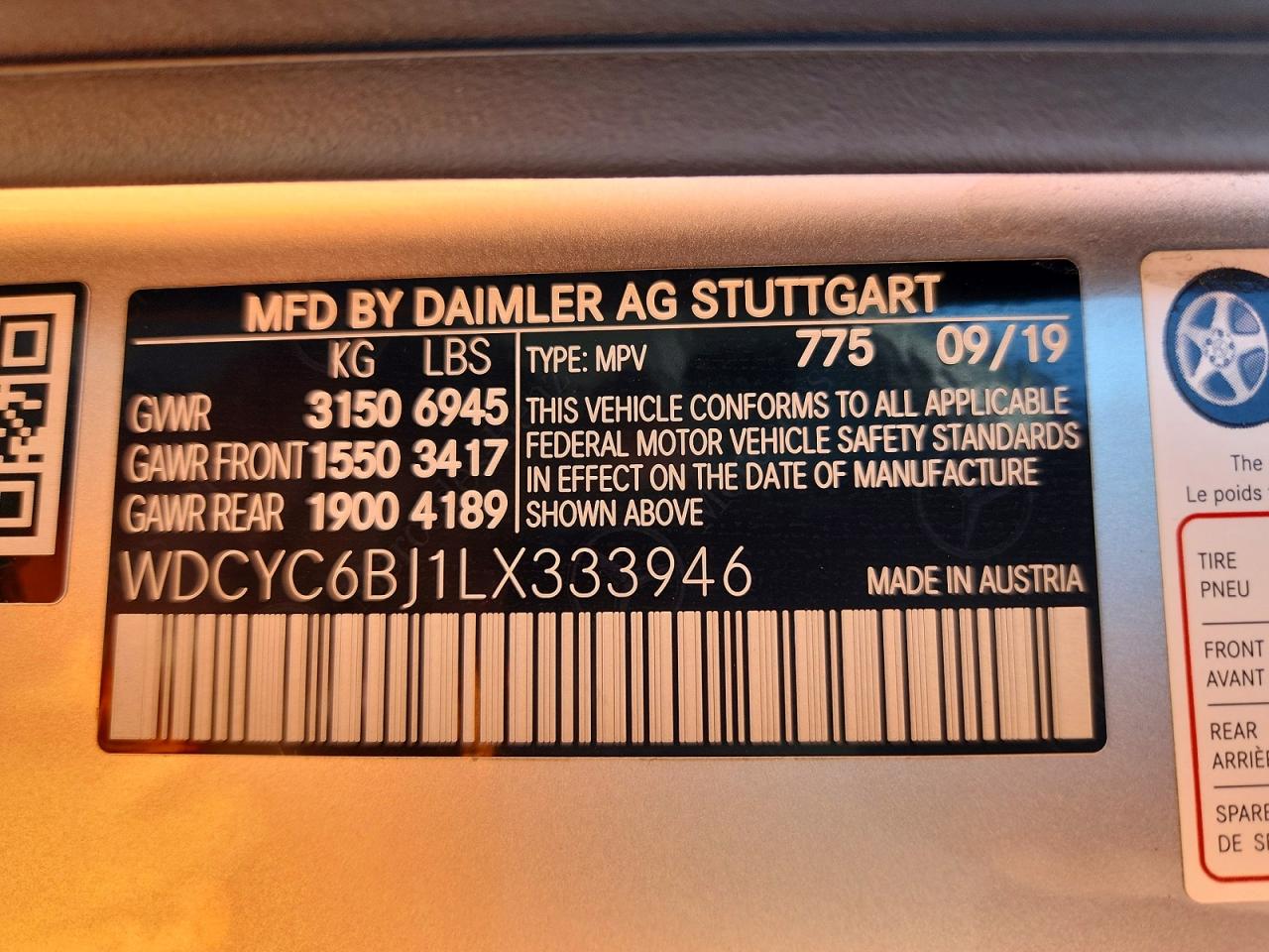 2020 MERCEDES-BENZ G-CLASS