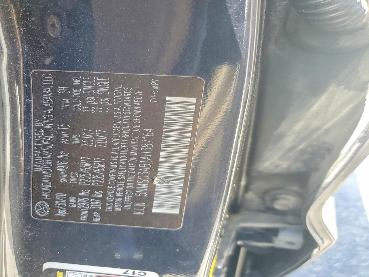 2010 HYUNDAI SANTA FE