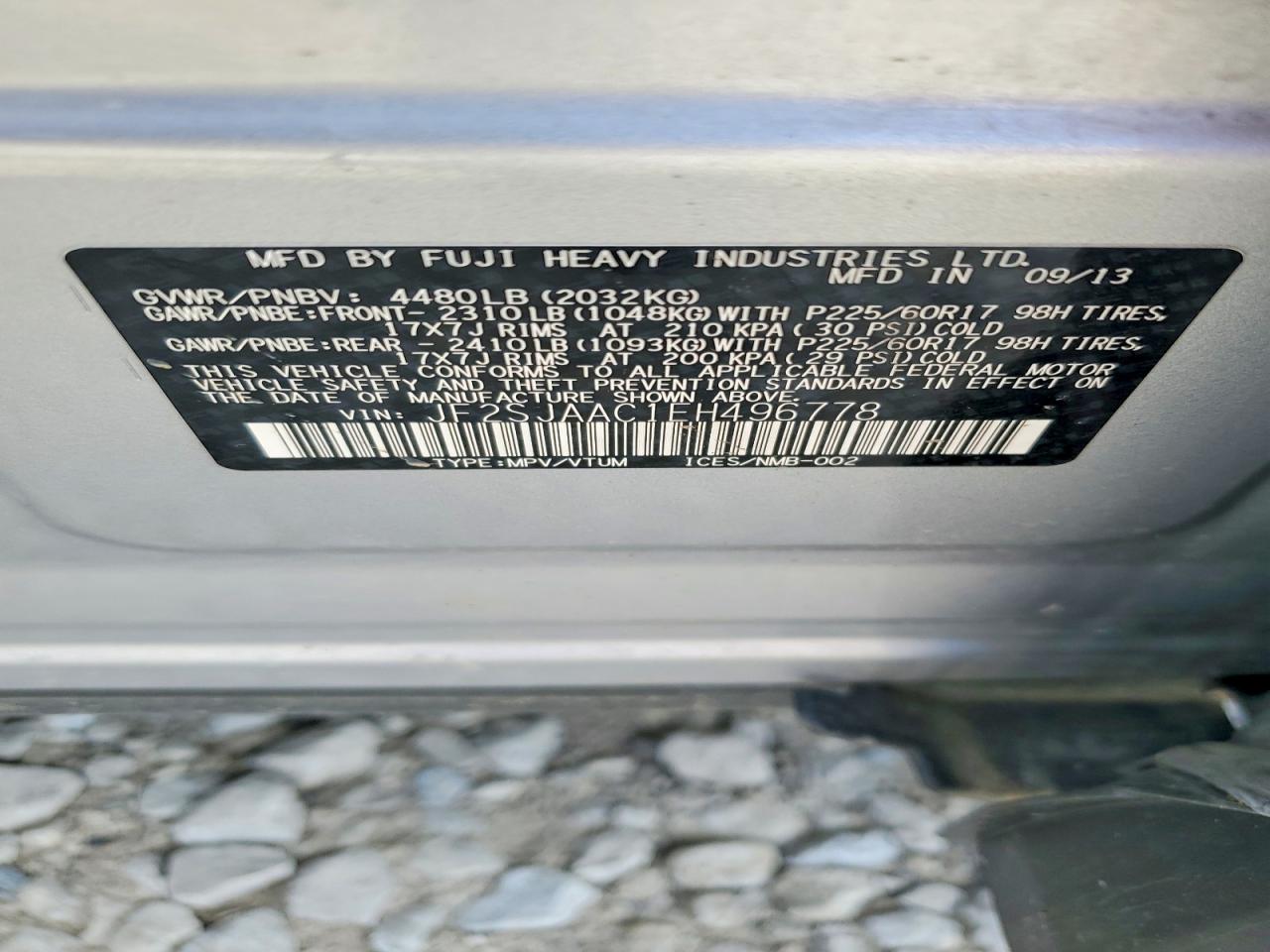 2014 SUBARU FORESTER