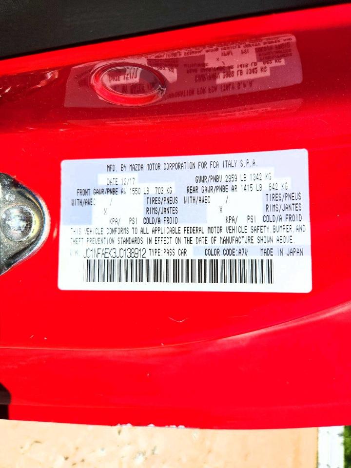 2018 FIAT ALL OTHER