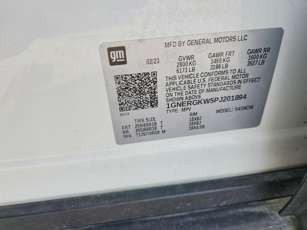 2023 CHEVROLET TRAVERSE