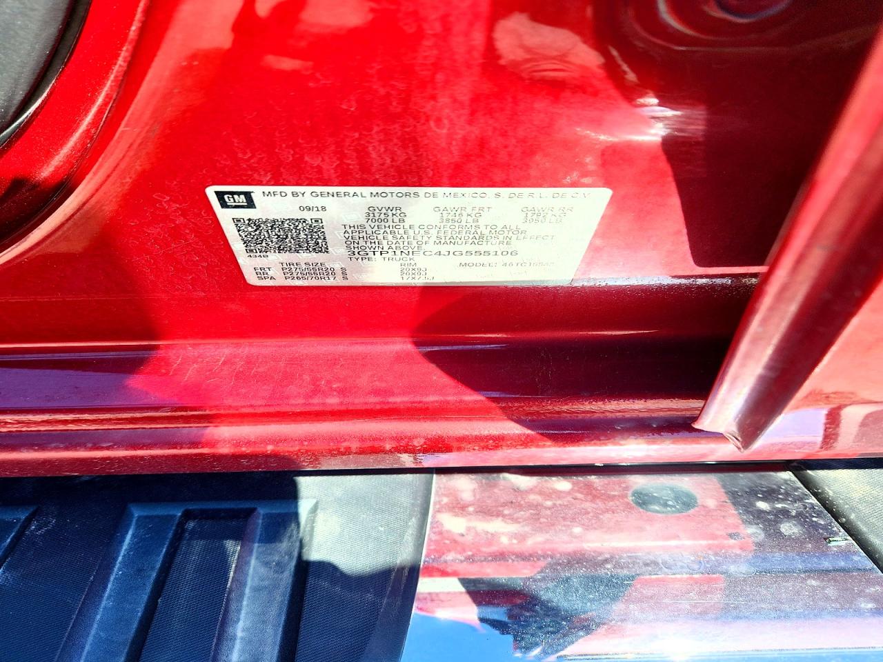 2018 GMC SIERRA