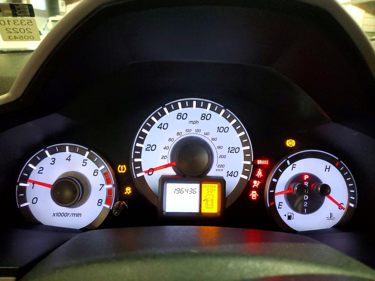 2012 HONDA PILOT