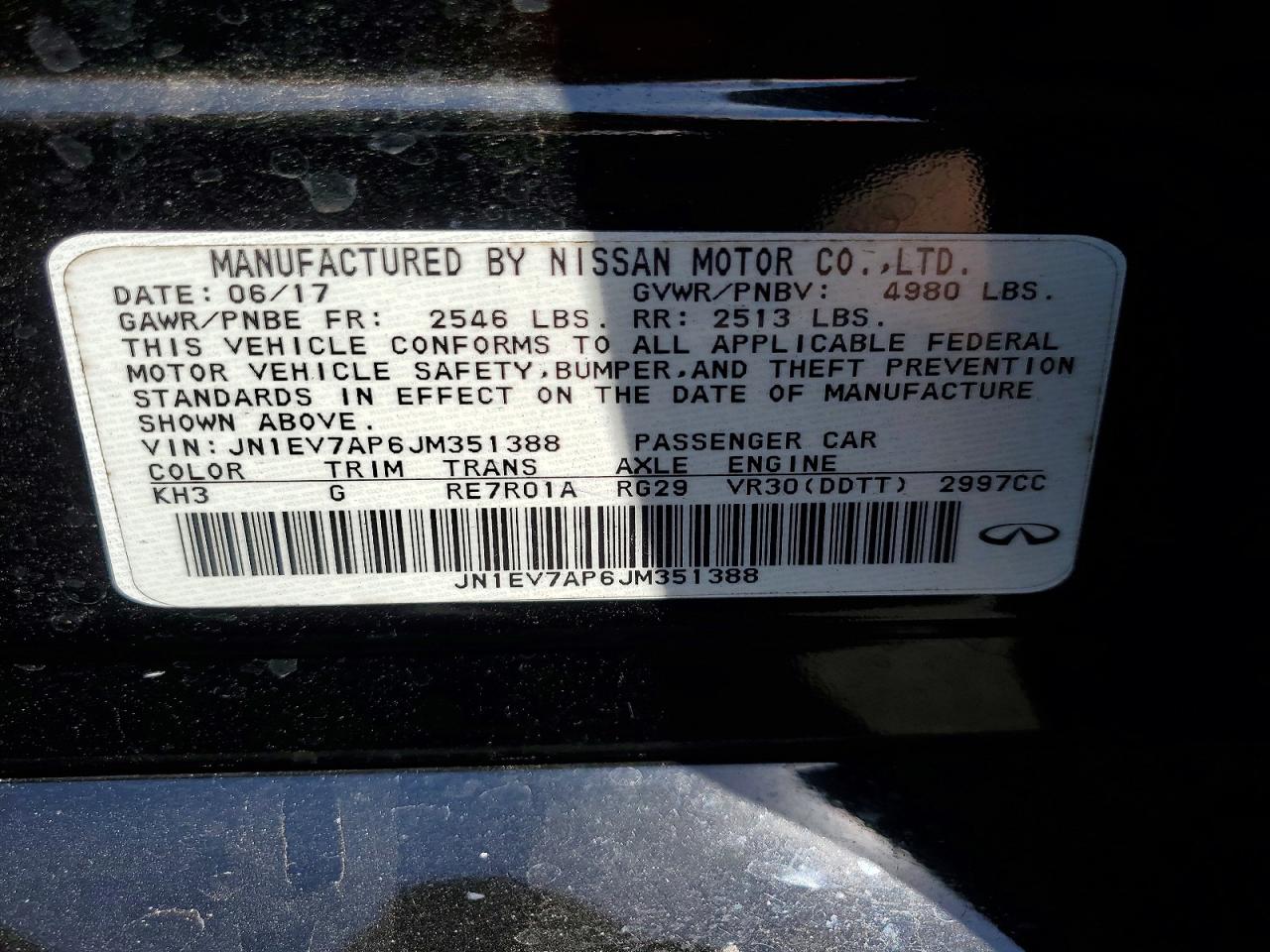 2018 INFINITI Q50