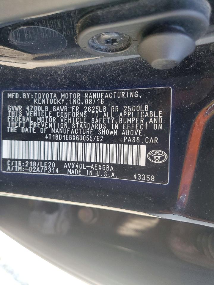 2016 TOYOTA AVALON