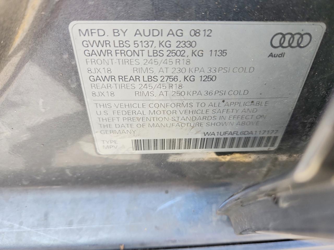 2013 AUDI A4