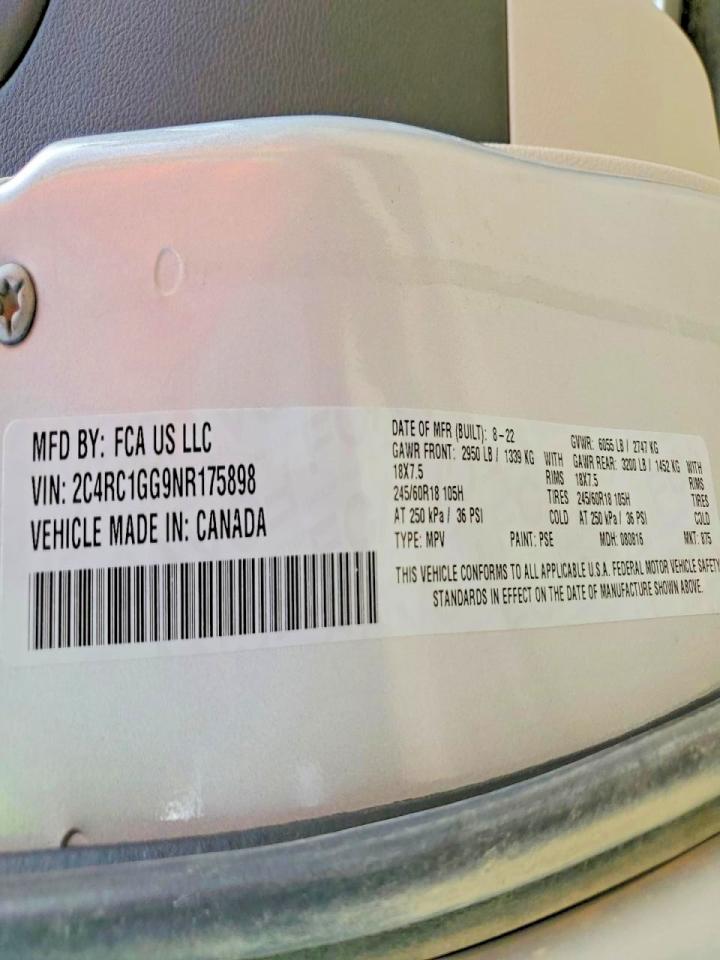 2022 CHRYSLER PACIFICA