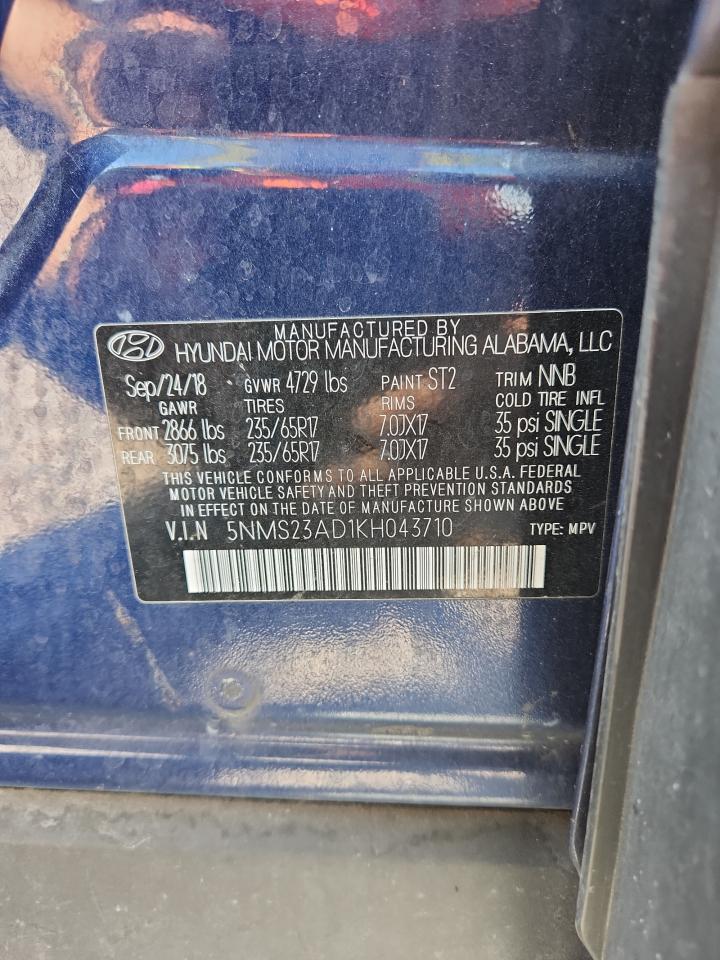 2019 HYUNDAI SANTA FE