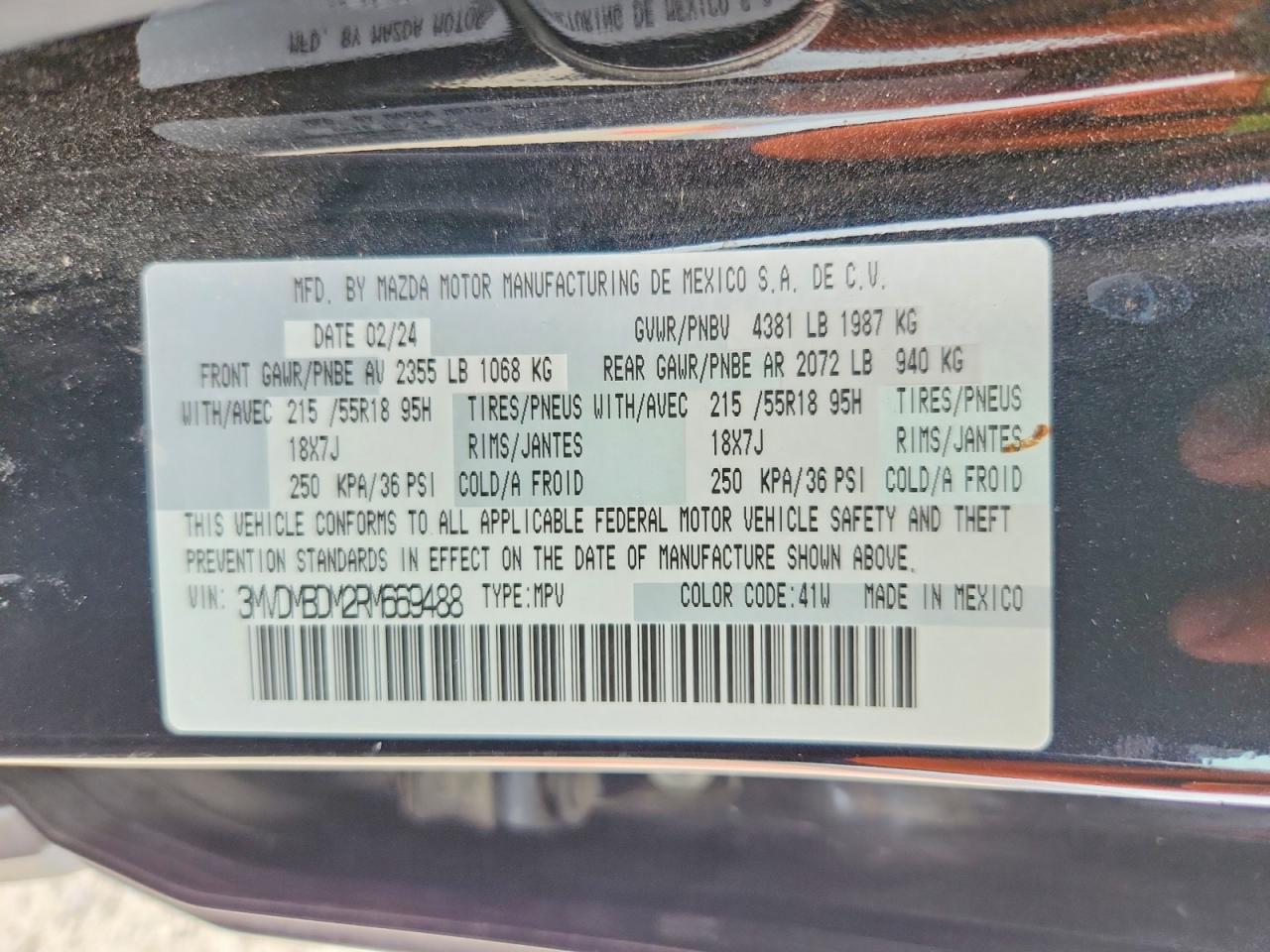 2024 MAZDA CX30