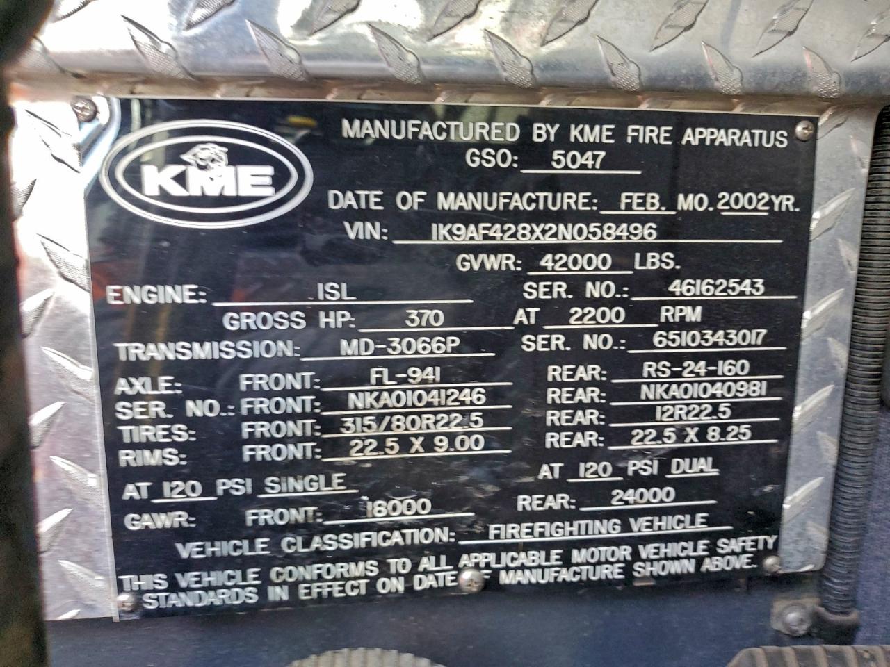 2002 KOVATCH ALL MODELS
