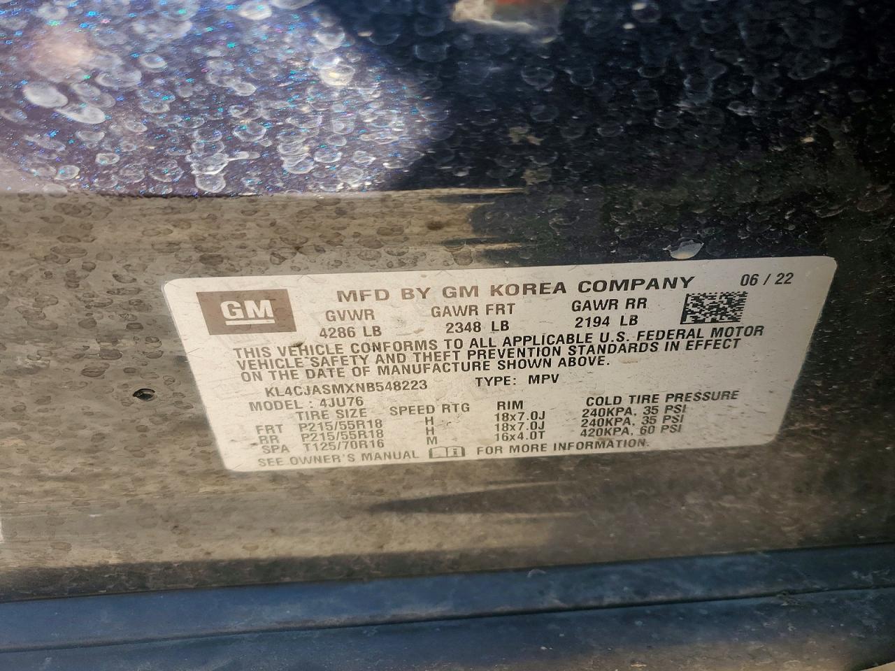 2022 BUICK ENCORE