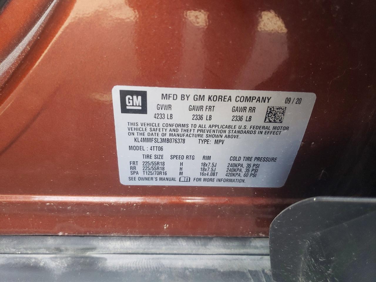 2021 BUICK ENCORE