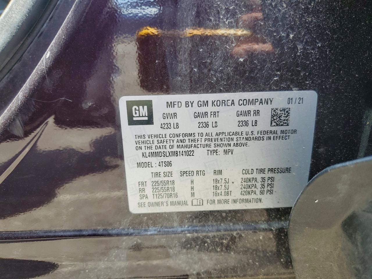 2021 BUICK ENCORE