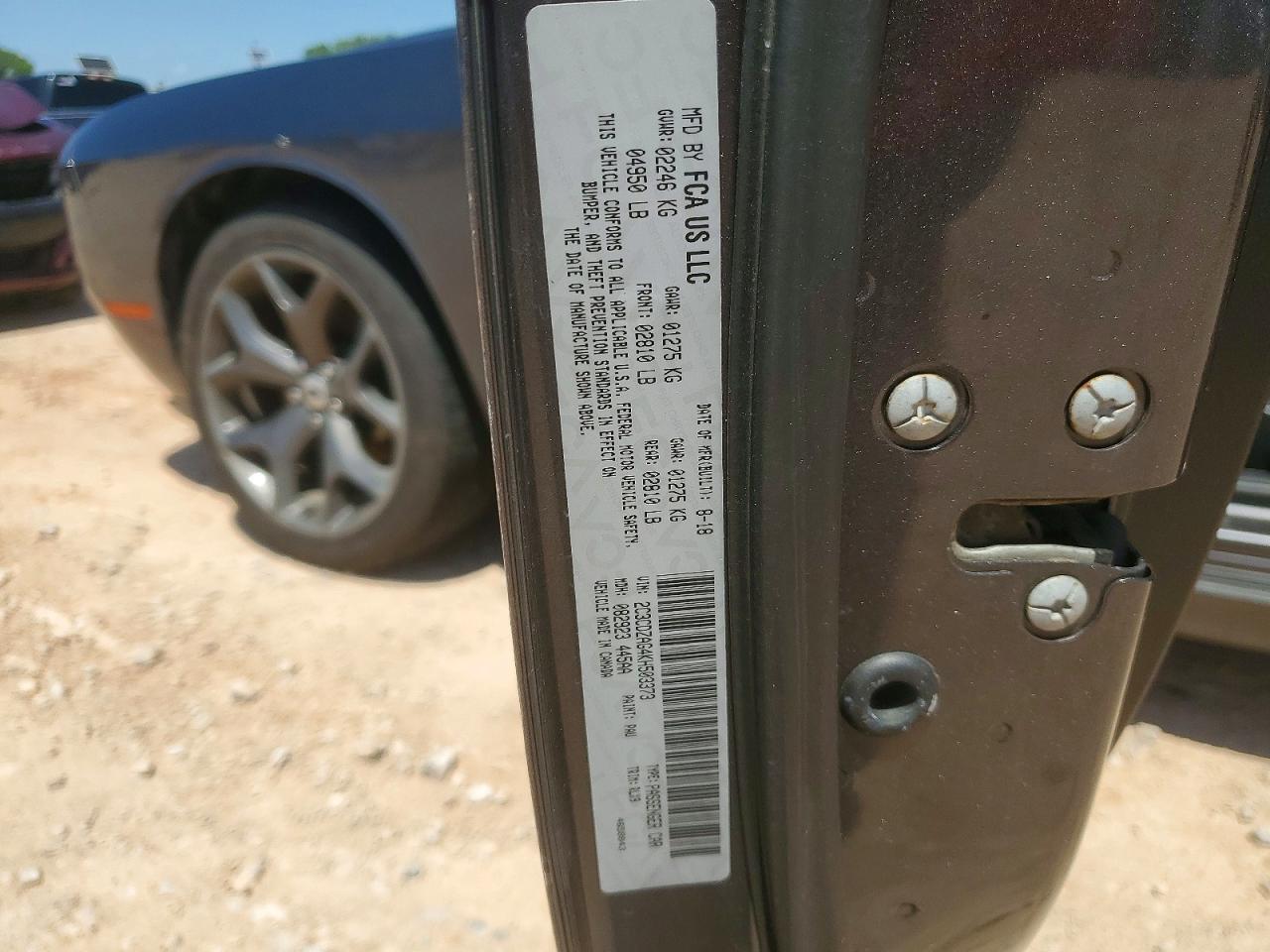 2019 DODGE CHALLENGER