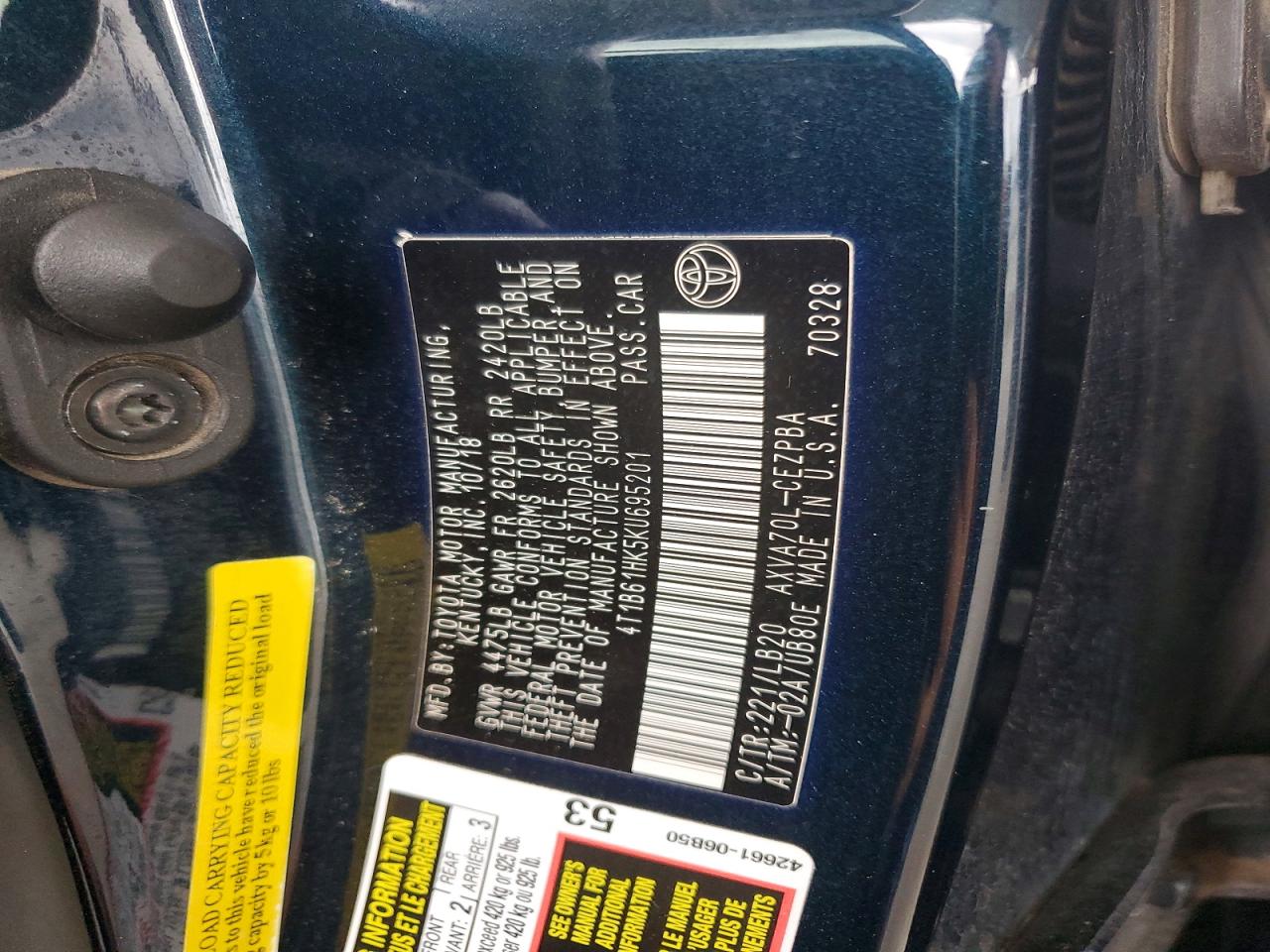 2019 TOYOTA ALL OTHER