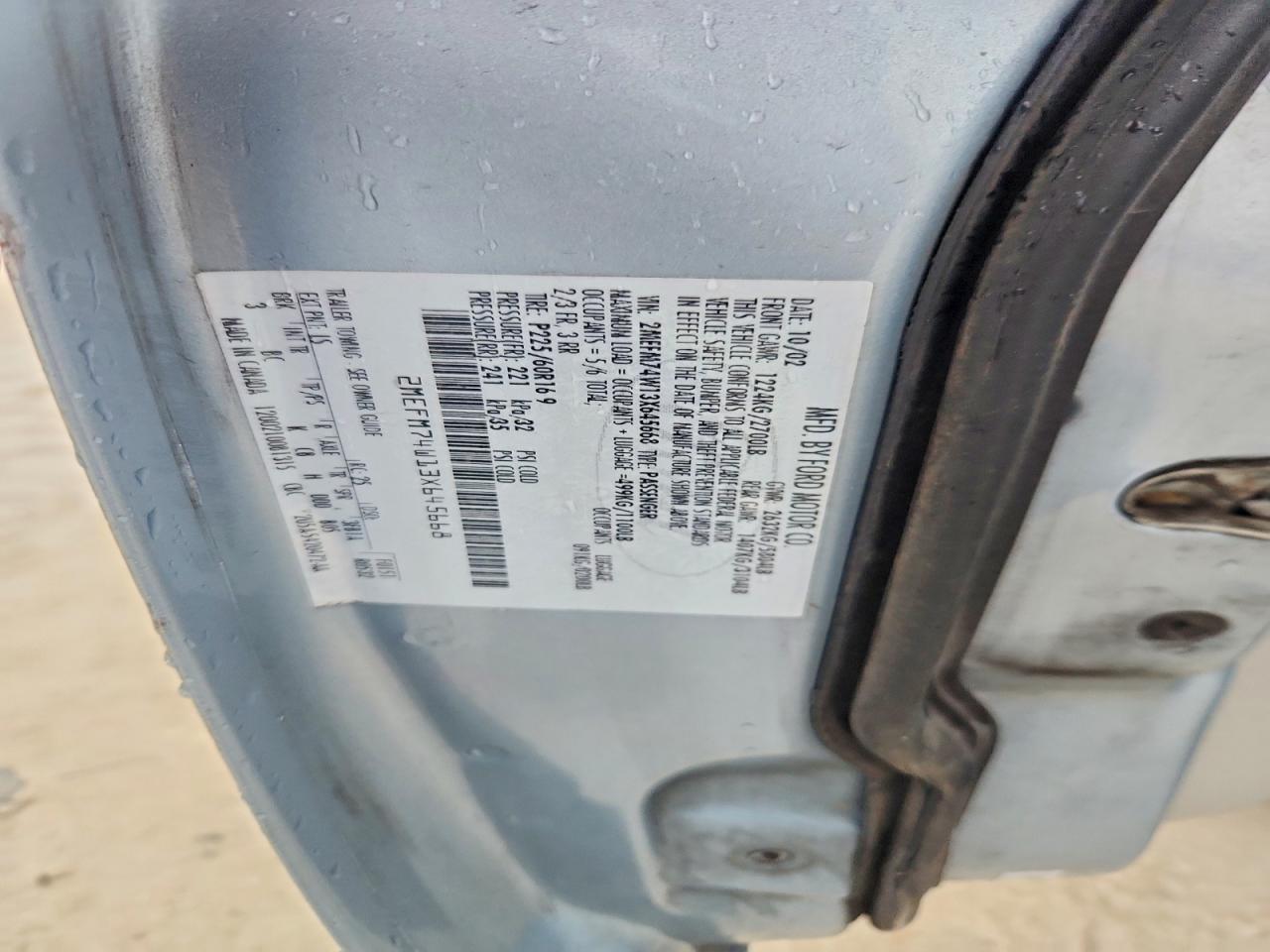 2003 MERCURY GRMARQUIS