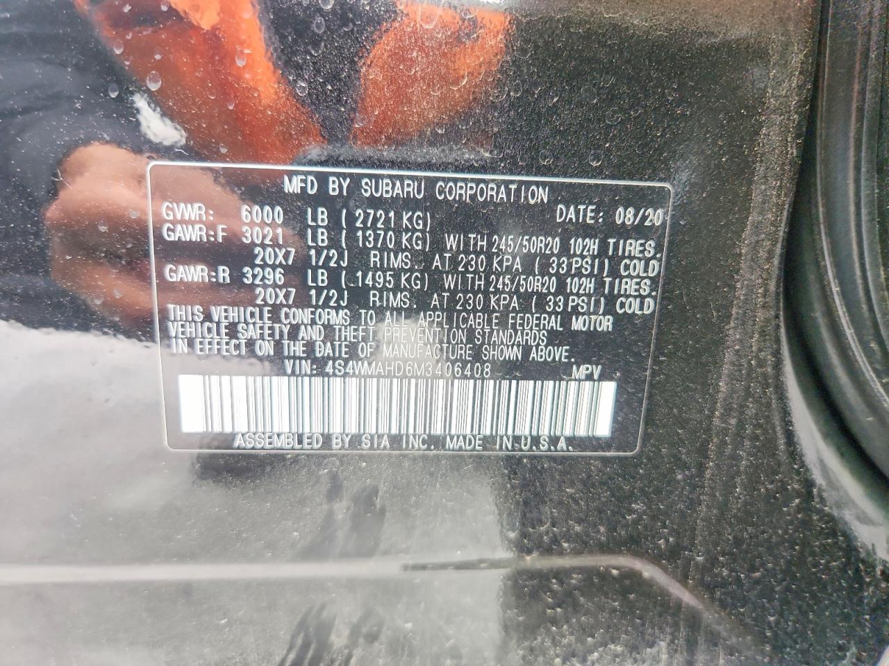 2021 SUBARU ASCENT PRE