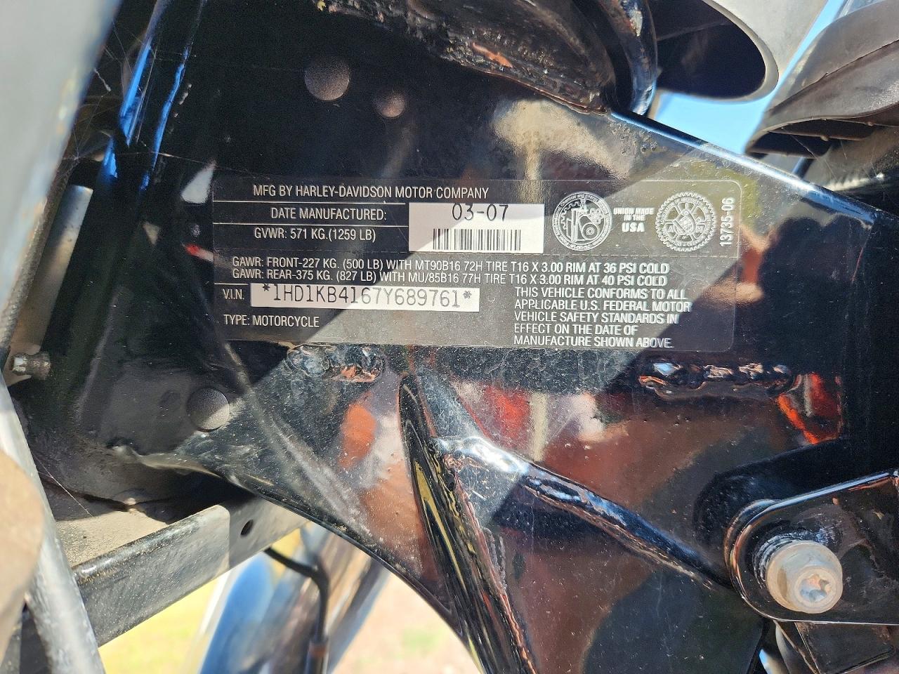 2007 HARLEY-DAVIDSON FL