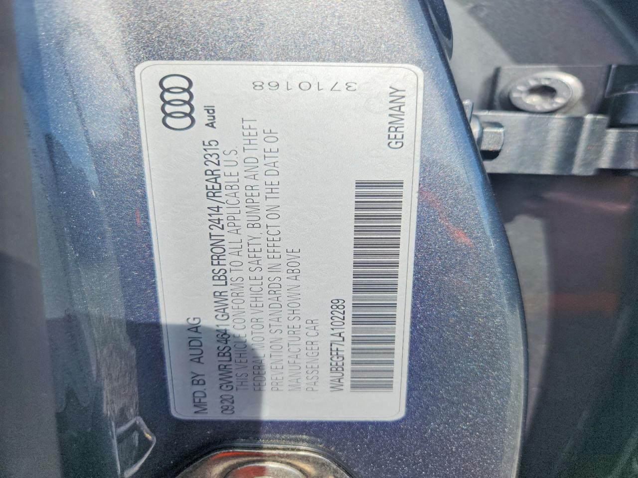 2020 AUDI A3