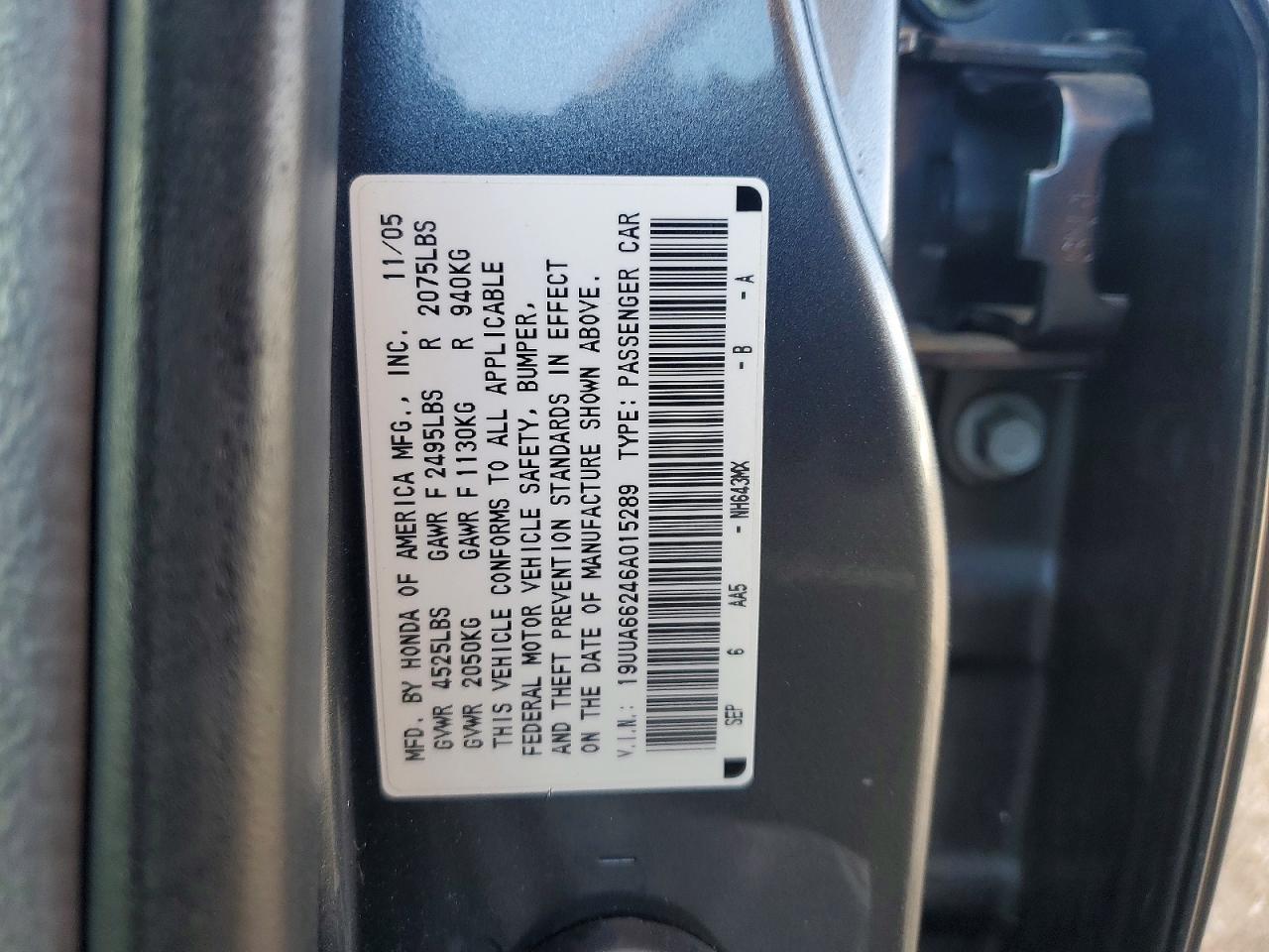 2006 ACURA TL