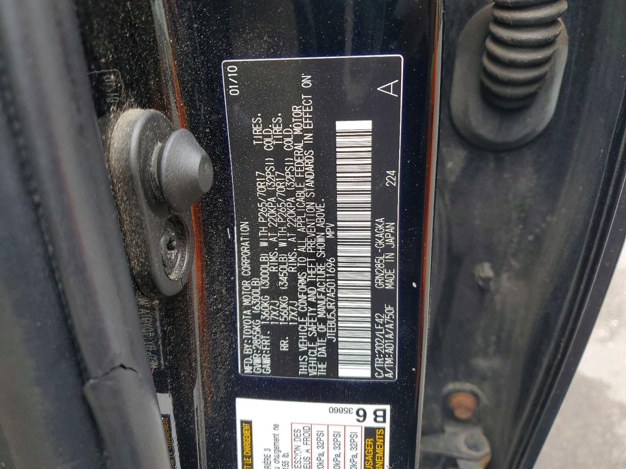 2010 TOYOTA 4RUNNER
