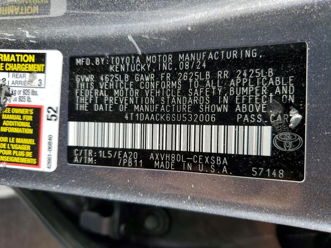 2025 TOYOTA CAMRY