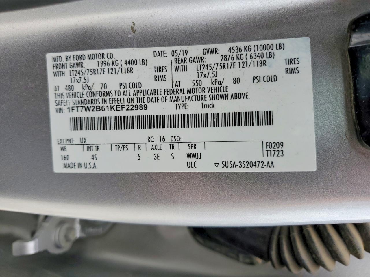 2019 FORD F250