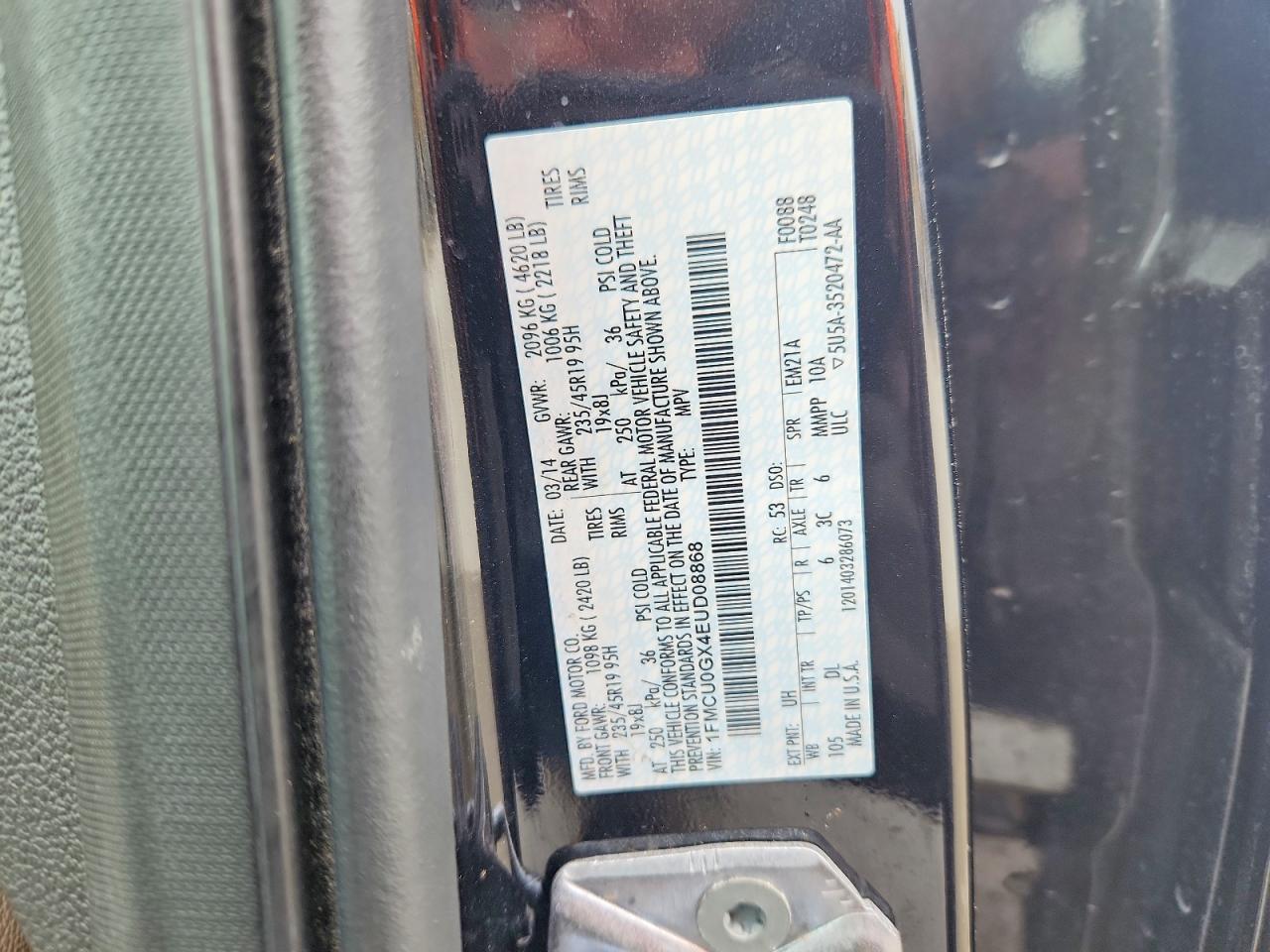 2014 FORD ESCAPE
