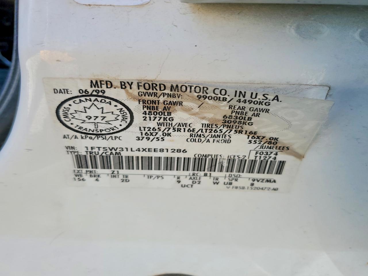 1999 FORD F350