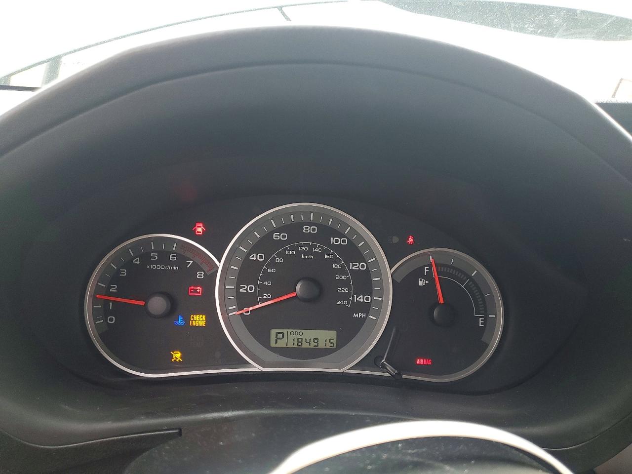 2009 SUBARU IMPREZA