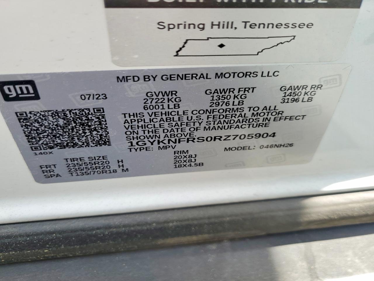 2024 CADILLAC XT5