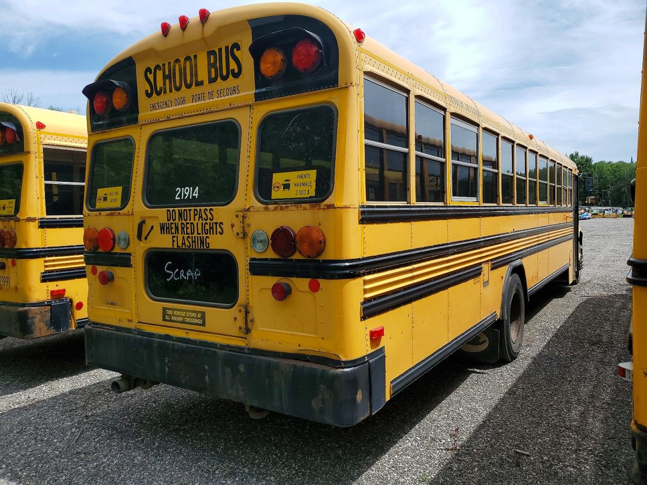 2012 BLUEBIRD SCHOOL BUS