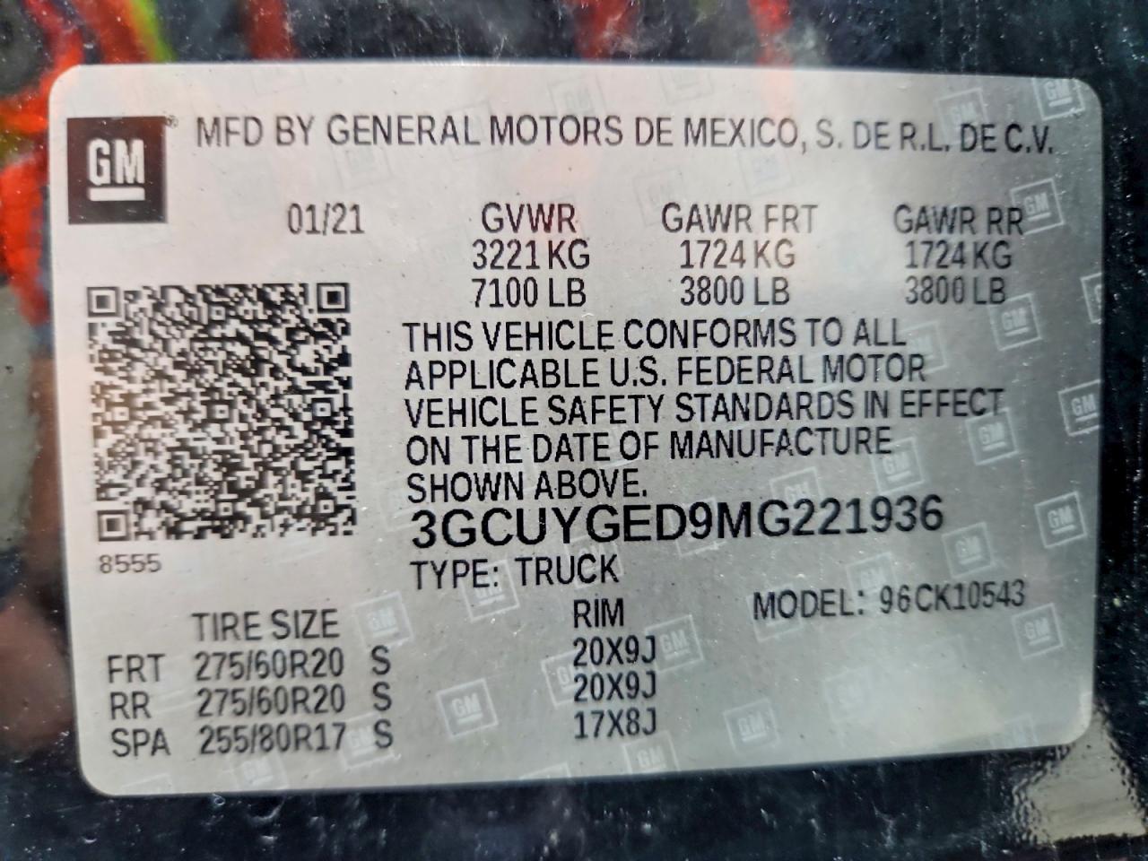 2021 CHEVROLET SILVERADO