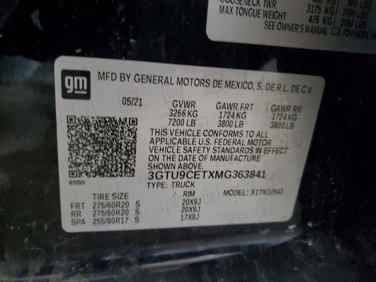 2021 GMC SIERRA