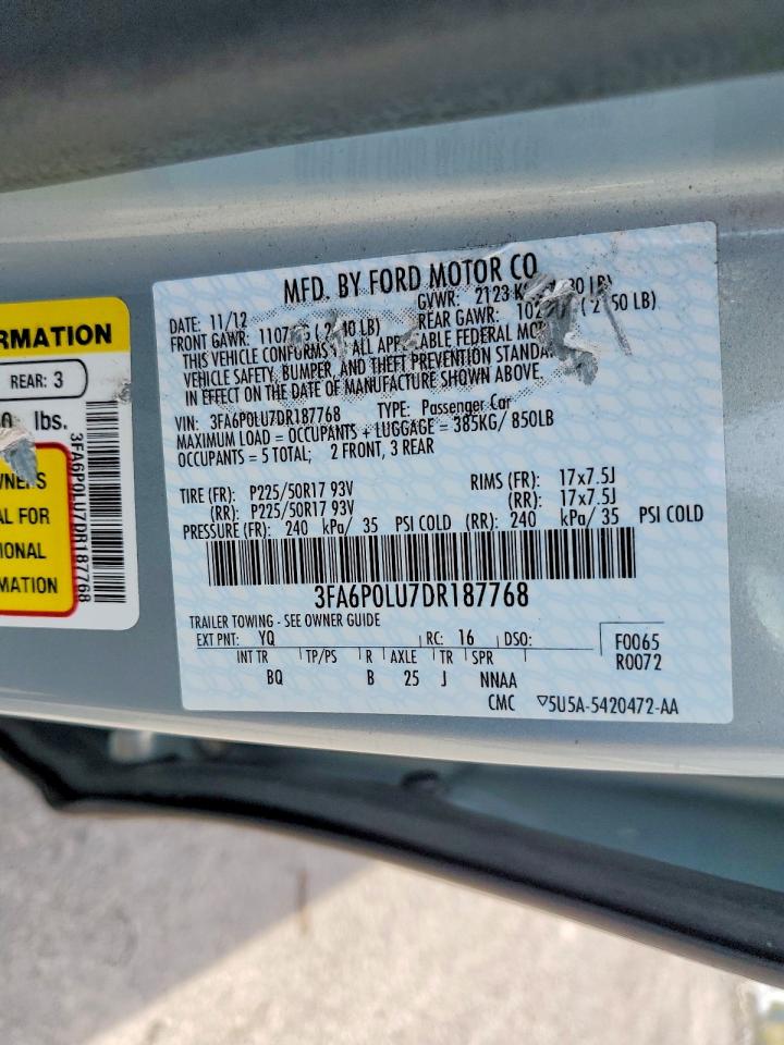 2013 FORD FUSION
