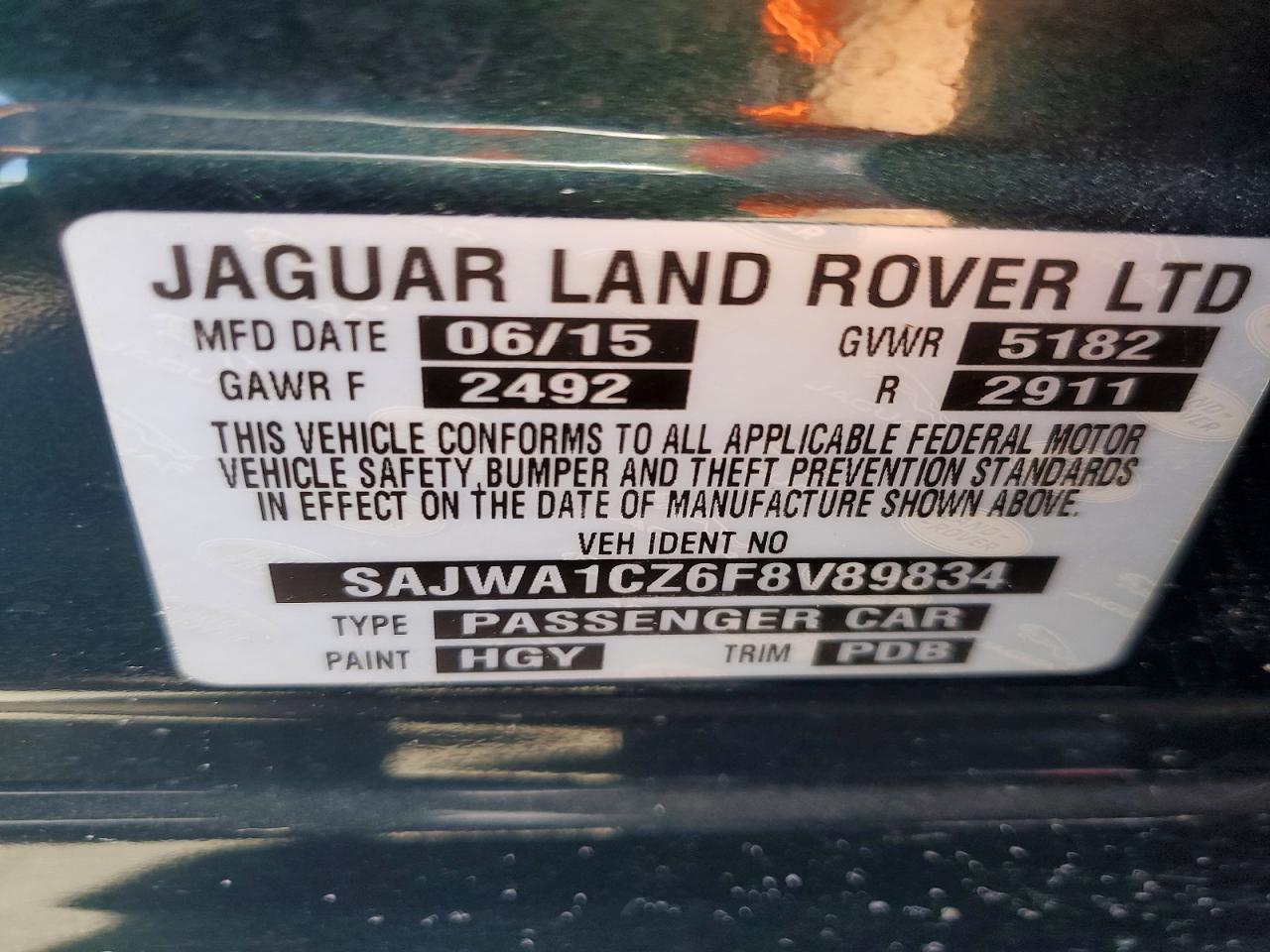 2015 JAGUAR XJ