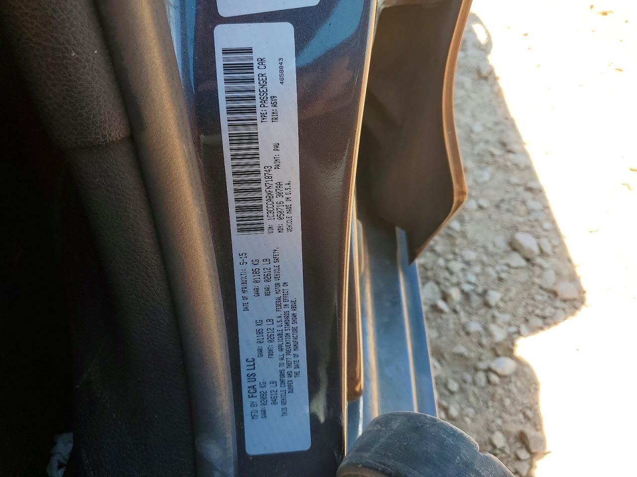 2015 CHRYSLER 200