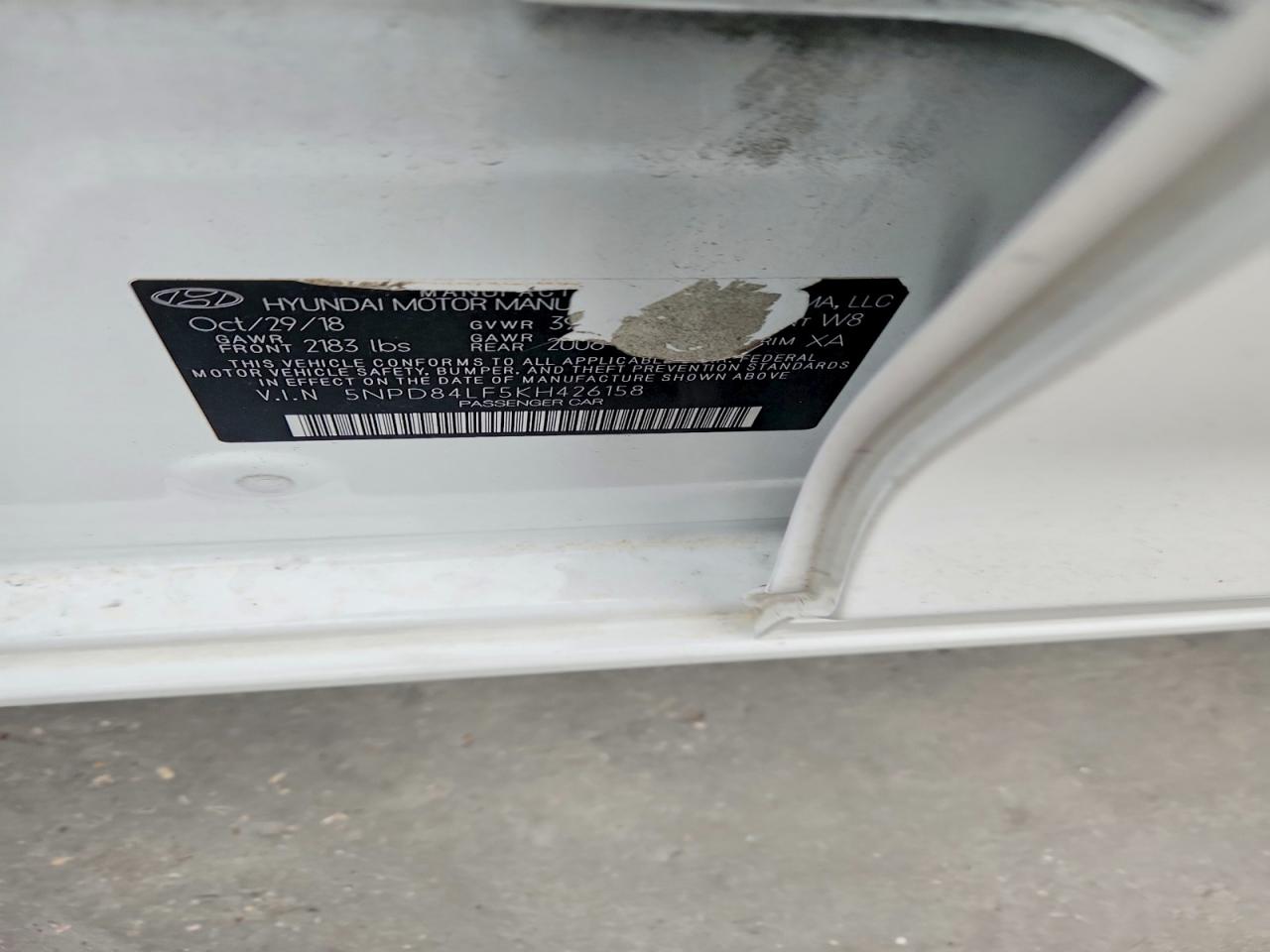 2019 HYUNDAI ELANTRA