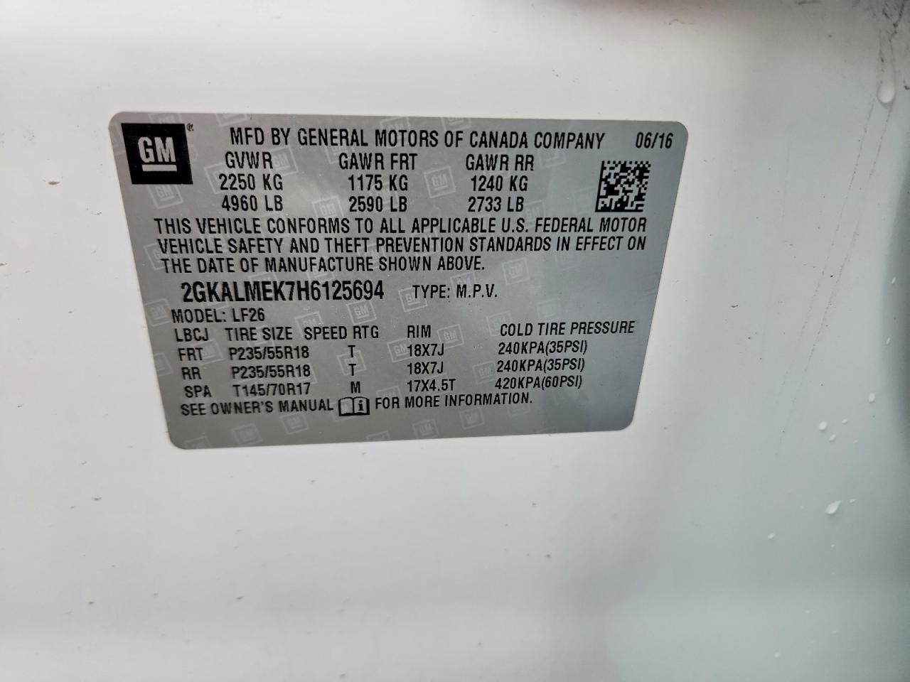 2017 GMC TERRAIN
