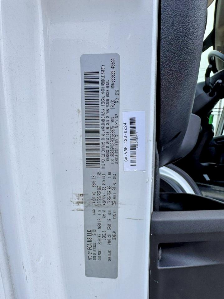 2019 RAM PROMASTER