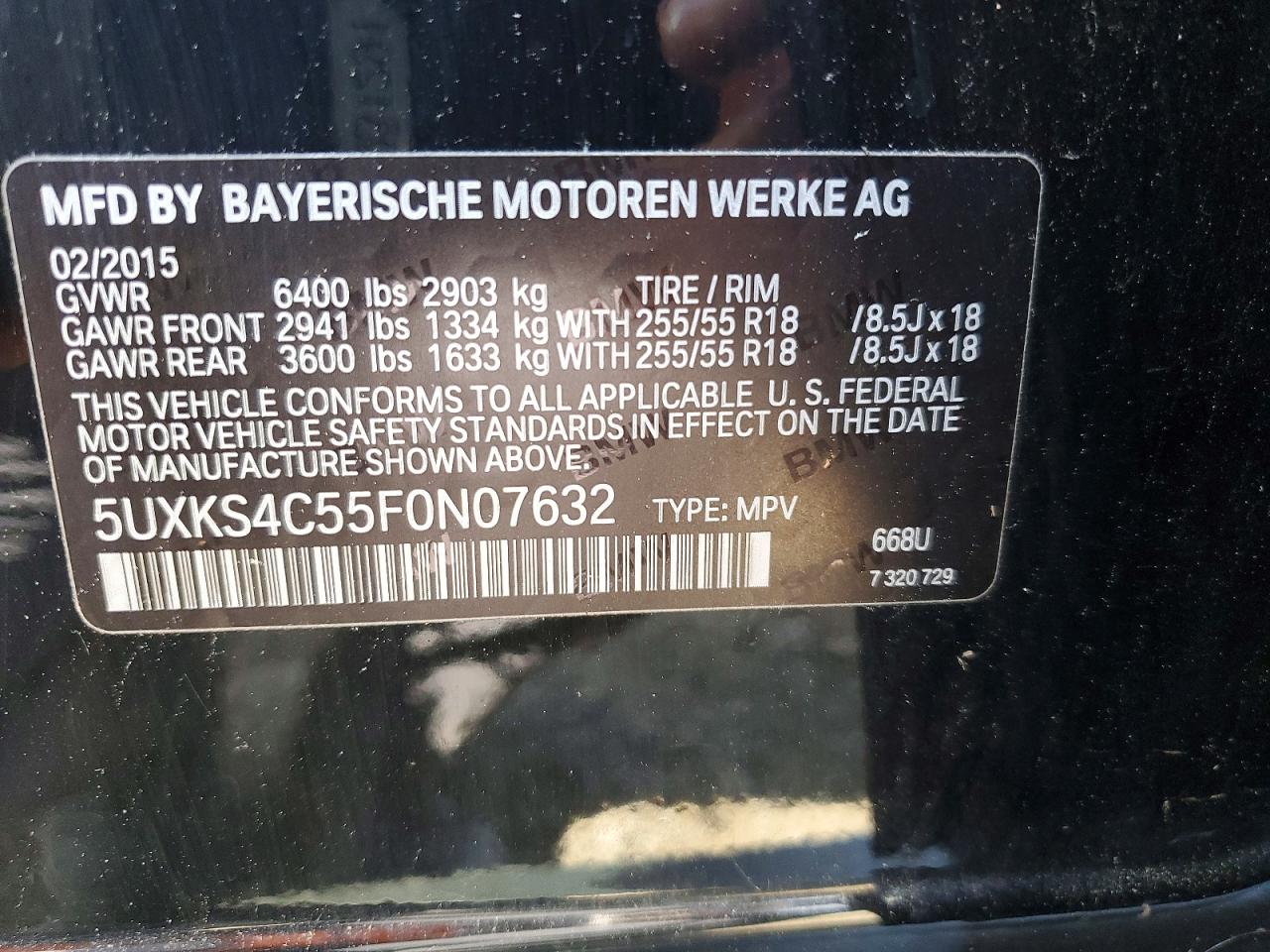 2015 BMW X5