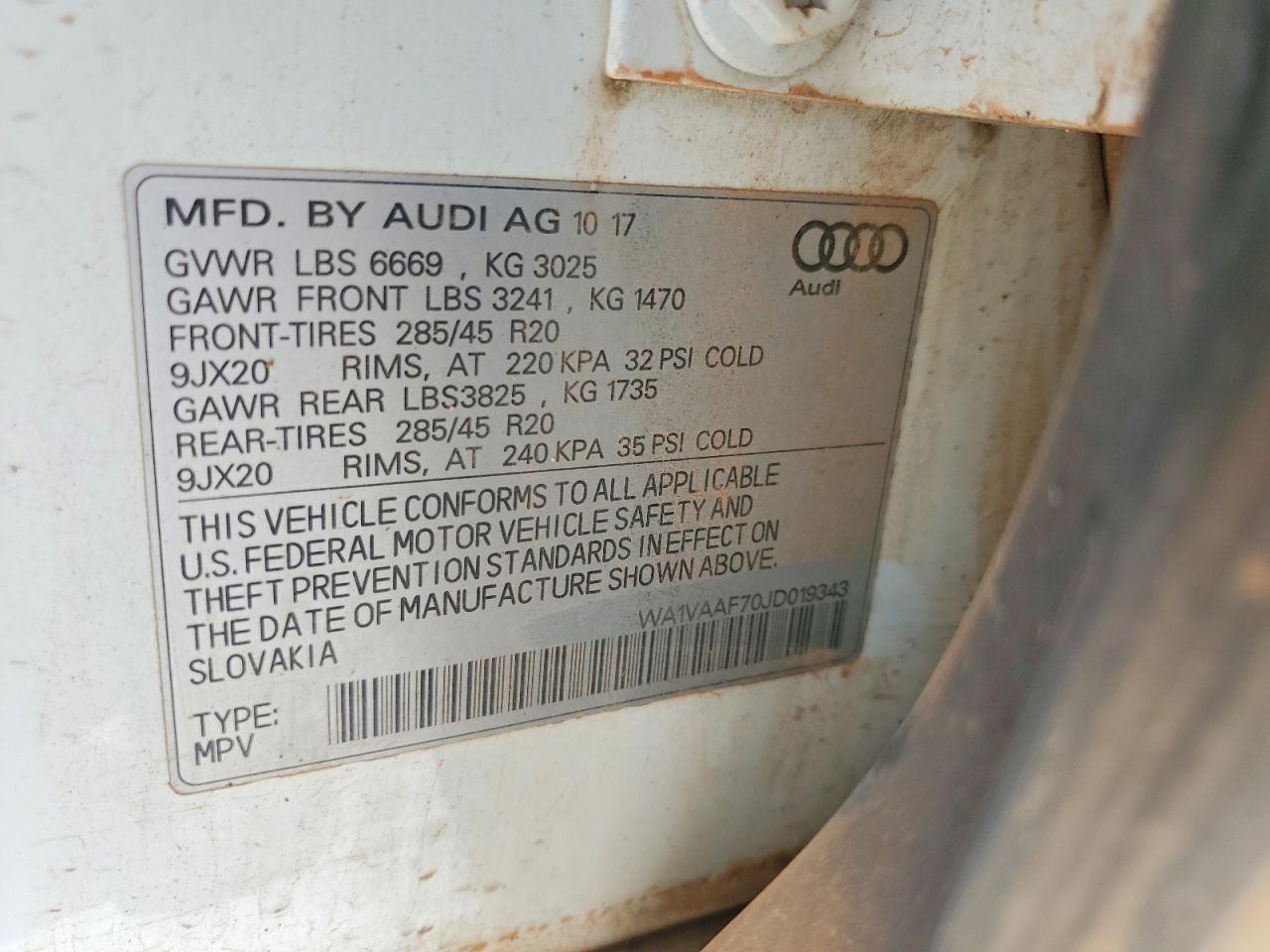 2018 AUDI Q7