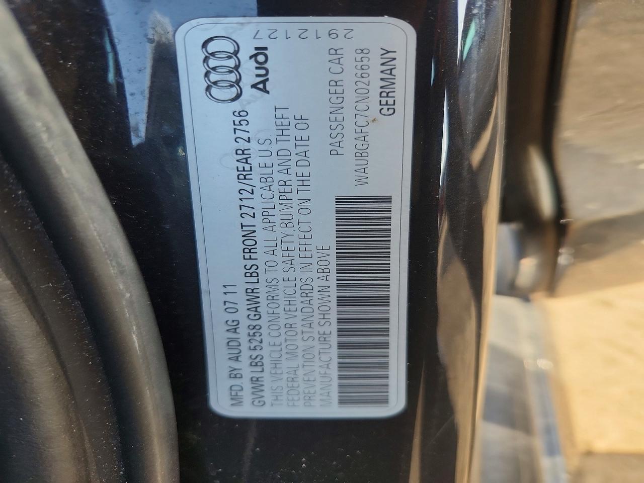 2012 AUDI A6