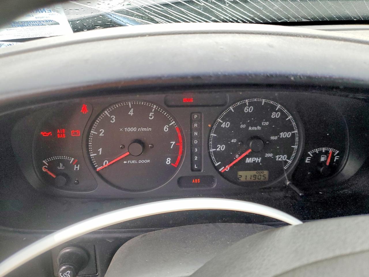 2002 ISUZU RODEO