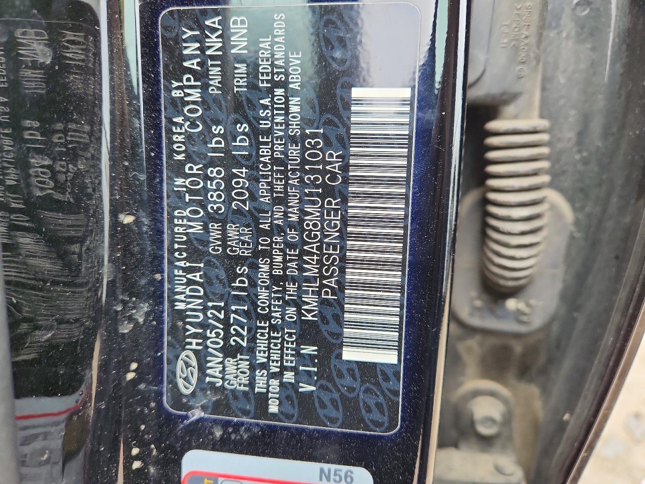2021 HYUNDAI ELANTRA