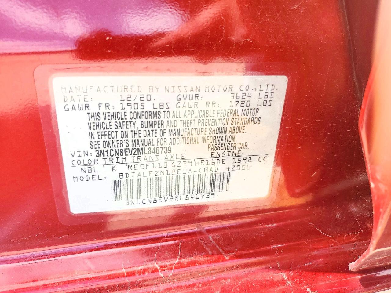 2021 NISSAN VERSA